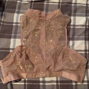 Victoria secret mesh high neck bralette